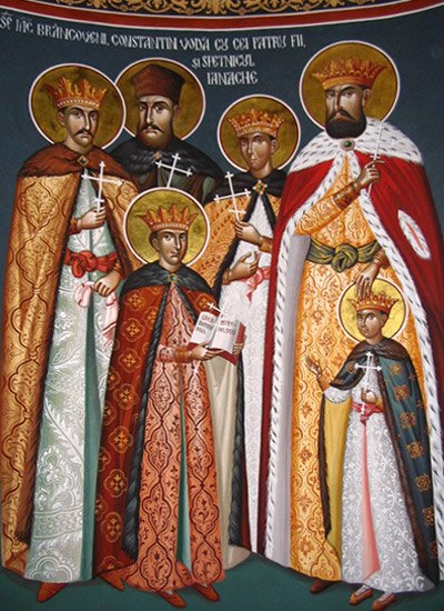 Acatistul Sfinţilor Mucenici BRÂNCOVENI Constantin Vodă cu cei patru fii ai săi: Constantin, Ştefan, Radu, Matei şi cu sfetnicul Ianache
