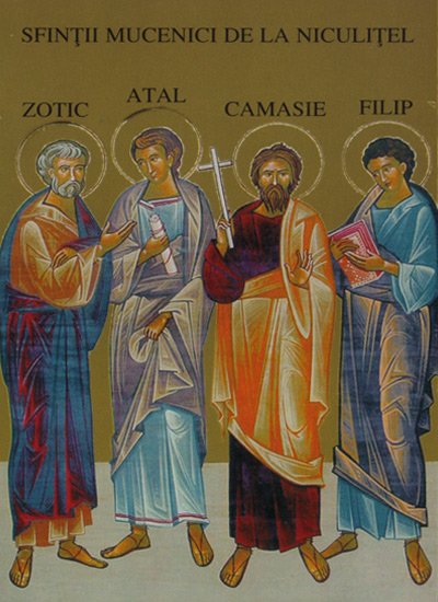 Acatistul Sfinţilor Mucenici de la Niculiţel: Zotic, Atal, Kamasie şi Filip